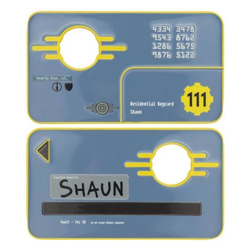 Fanattik - FALLOUT 4 - Vault 111 Security Keycard - Replica Limited Edition