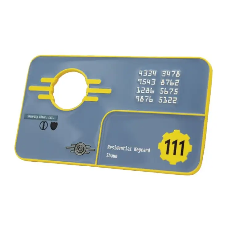 Fanattik - FALLOUT 4 - Vault 111 Security Keycard - Replica Limited Edition