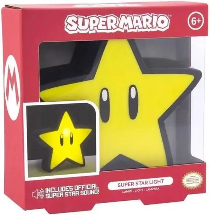 Paladone - SUPER MARIO - Super Star - Light with sound