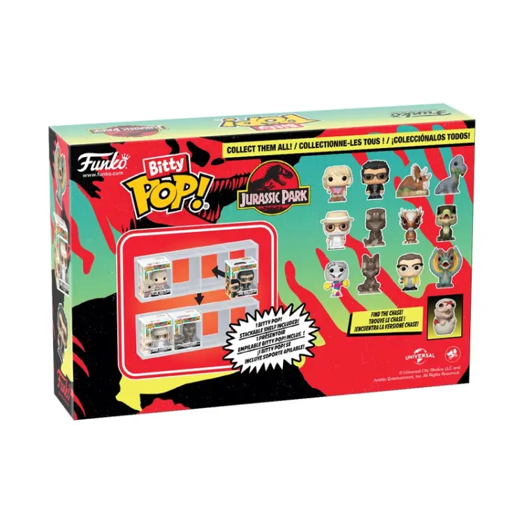 Funko - JURASSIC PARK - Bitty Pop 4 Pack 2.5cm - Raptor