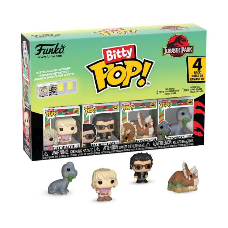 Funko - JURASSIC PARK - Bitty Pop 4 Pack 2.5cm - Triceratops