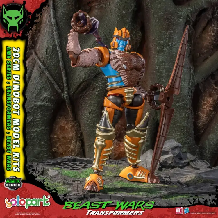 Yolopark - TRANSFORMERS BEAST WARS - Dinobot - Model Kit AMK 20cm
