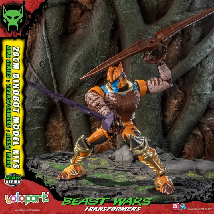 Yolopark - TRANSFORMERS BEAST WARS - Dinobot - Model Kit AMK 20cm