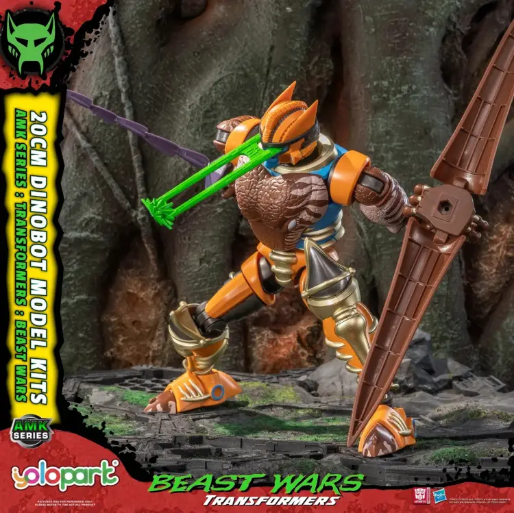 Yolopark - TRANSFORMERS BEAST WARS - Dinobot - Model Kit AMK 20cm