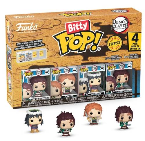 Funko - DEMON SLAYER - Bitty Pop 4 Pack 2.5cm - Tanjiro