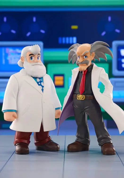 Kotobukiya - MEGA MAN - Dr. Willy & Dr. Light - Statue Oshi Works 22cm
