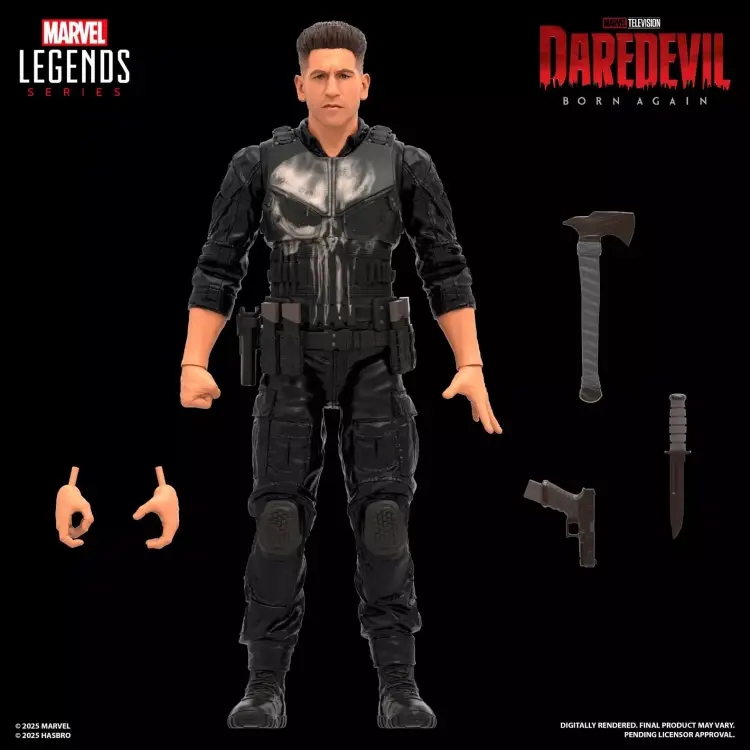 DAREDEVIL BORN AGAIN - Punisher - Figurka Legends Series 15cm