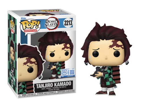 Funko - DEMON SLAYER - POP Animation N° 2213 - Tanjiro w/Crow