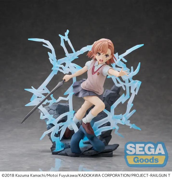 Sega Goods - A CERTAIN SCIENTIFIC RAILGUN T - Mikoto Misaka - Figure 23cm