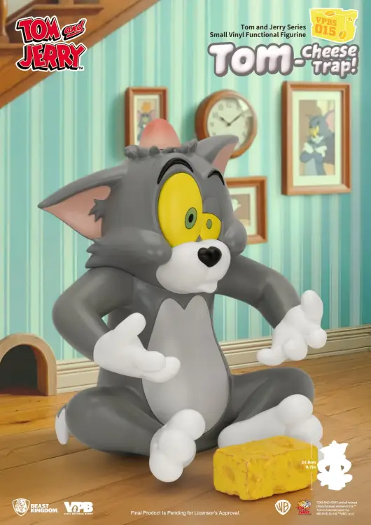 Beast Kingdom - TOM & JERRY - Tom Cheese Trap - Bank 24.8cm
