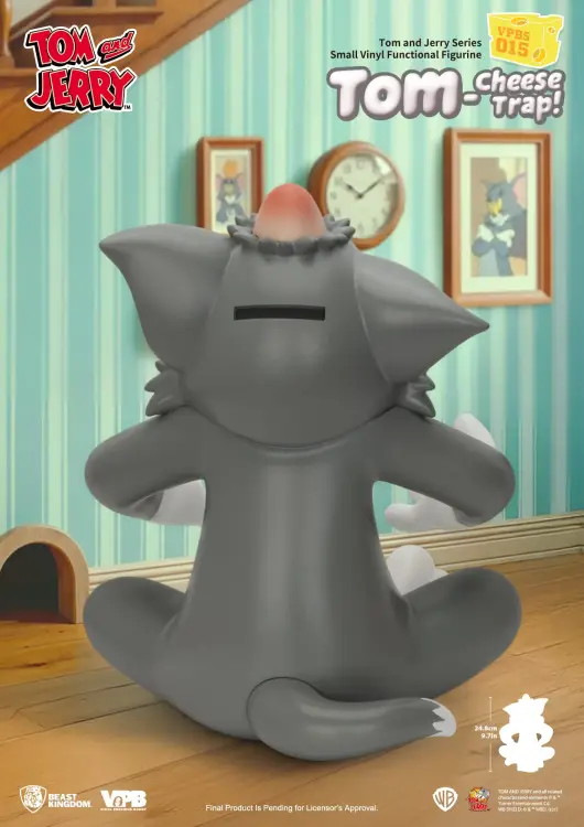 Beast Kingdom - TOM & JERRY - Tom Cheese Trap - Bank 24.8cm