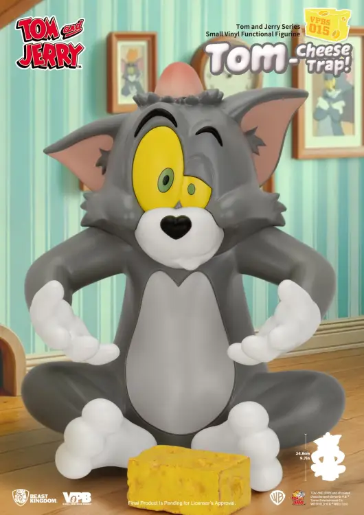 Beast Kingdom - TOM & JERRY - Tom Cheese Trap - Bank 24.8cm