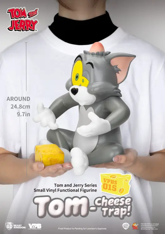 Beast Kingdom - TOM & JERRY - Tom Cheese Trap - Bank 24.8cm