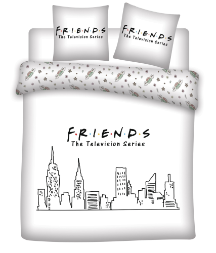 AyMax - FRIENDS - Duvet Cover 240X220 - Friends '100% microfiber'