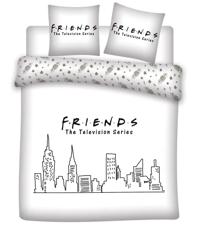 AyMax - FRIENDS - Duvet Cover 240X220 - Friends '100% microfiber'