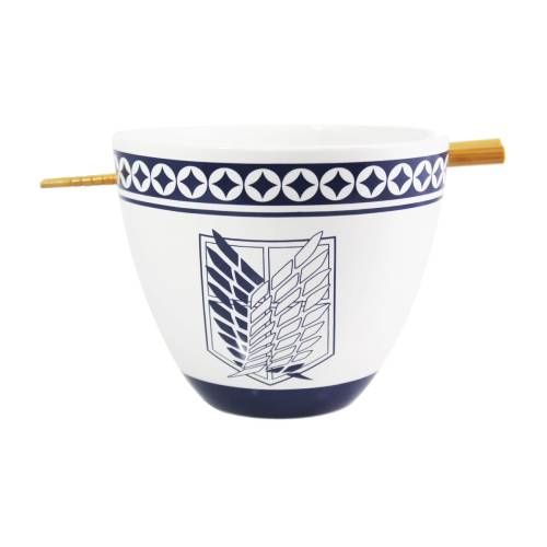 ATTACK ON TITAN - Miska Ramen z pałeczkami 470ml - Emblemat