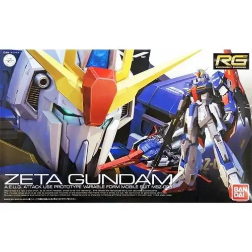 Model Figurki Gundam - Real Grade Gunpla: Zeta Gundam 1/144