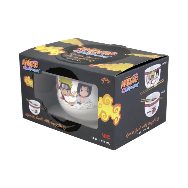 NARUTO - Miska na ramen z pałeczkami 414ml - Team Seven