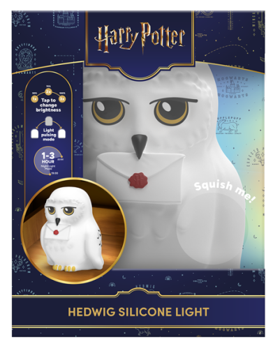 Paladone - HARRY POTTER - Hedwig - 'SquishyGlo' Décorative Light Rechargeable