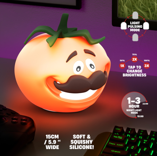 Paladone - FORTNITE - Tomatohead - 'SquishyGlo' Décorative Light Rechargeable