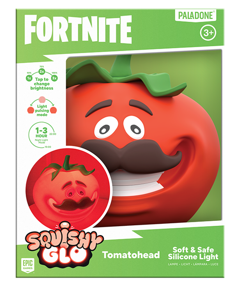 Paladone - FORTNITE - Tomatohead - 'SquishyGlo' Décorative Light Rechargeable