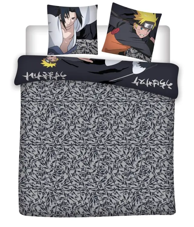 AyMax - NARUTO - Naruto & Sasuke - Duvet Cover 240x220cm + 2x65x65cm