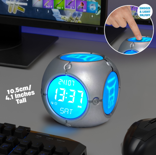 Paladone - FORTNITE - Port-a-fort - Icon Lamp Alarm Clock 10.5cm