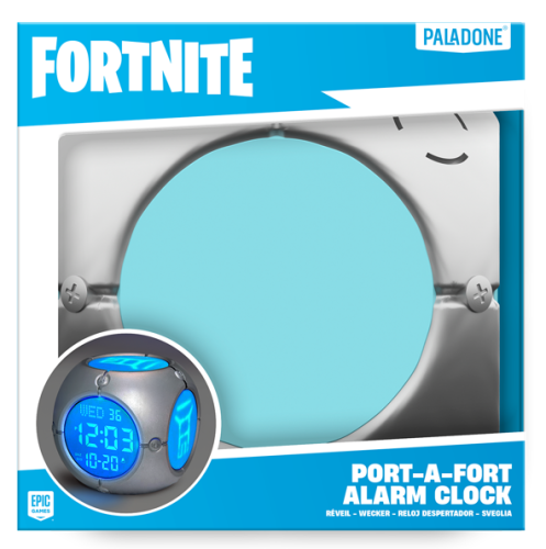 Paladone - FORTNITE - Port-a-fort - Icon Lamp Alarm Clock 10.5cm