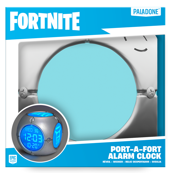 Paladone - FORTNITE - Port-a-fort - Icon Lamp Alarm Clock 10.5cm