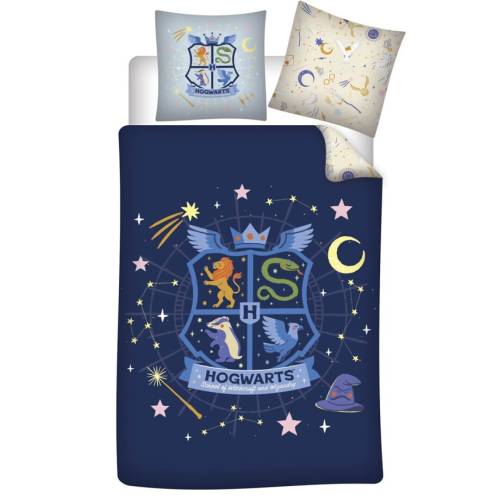 AyMax - HARRY POTTER - Hogwarts - Duvet Cover 140x200cm + 65x65cm