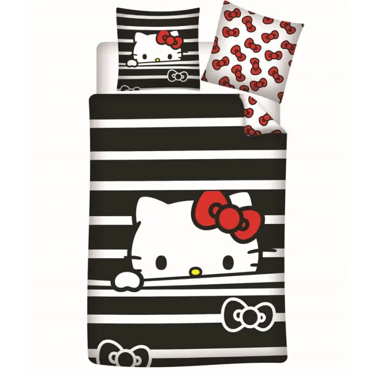 AyMax - HELLO KITTY - Duvet Cover 140x200cm + 65x65cm