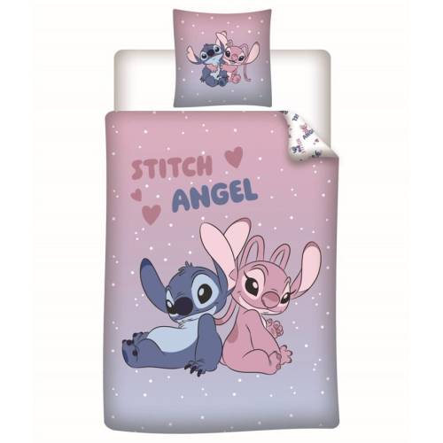 AyMax - LILO & STITCH - Angel Stitch - Duvet Cover 140x200cm + 65x65cm