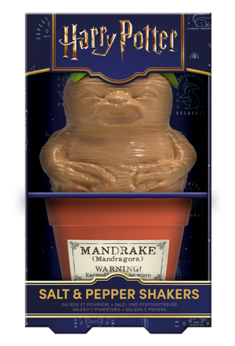 Paladone - HARRY POTTER - Mandrake & Plant pot - Salt and Pepper Shakers Set