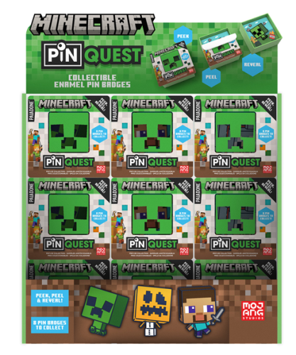 Paladone - MINECRAFT - Pin Quest - Display (36pcs)