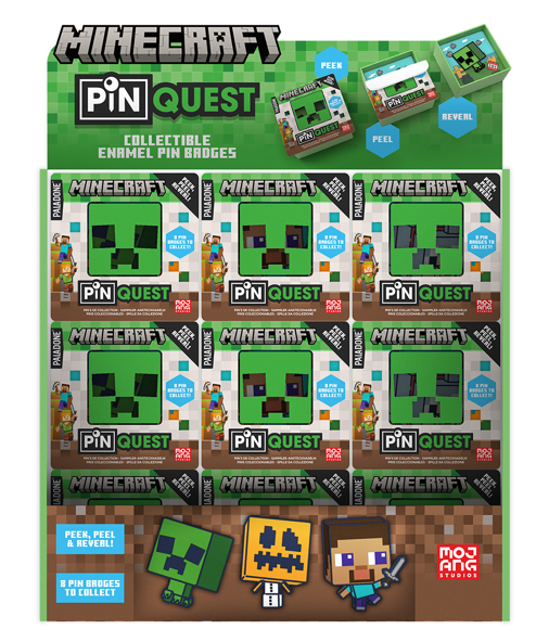 Paladone - MINECRAFT - Pin Quest - Display (36pcs)