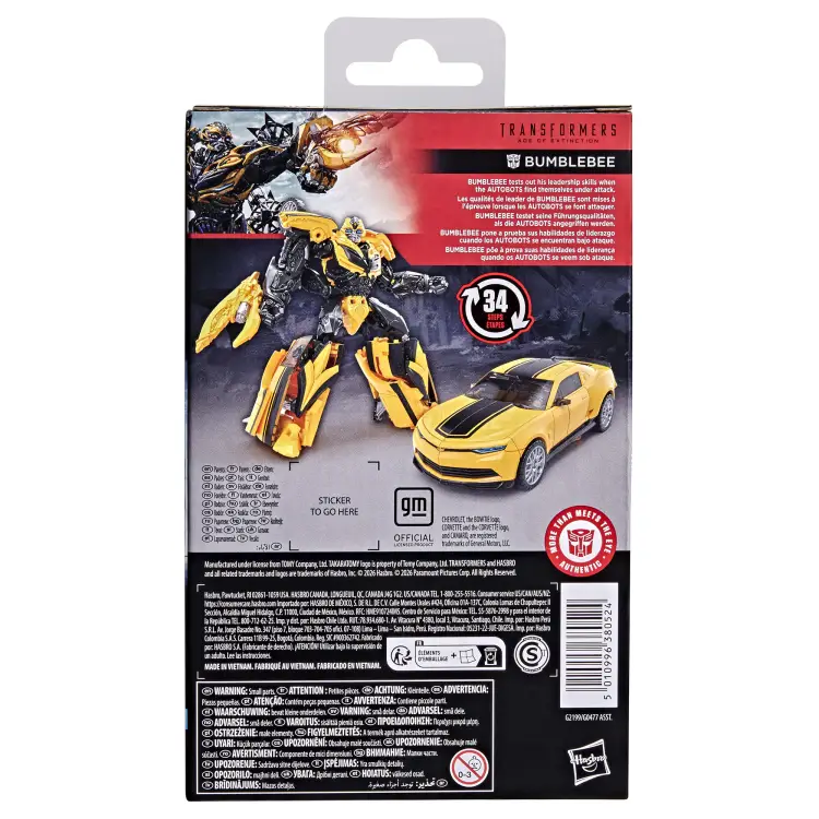 Hasbro - TRANSFORMERS - Bumblebee - Figure Studio Series 12.5cm