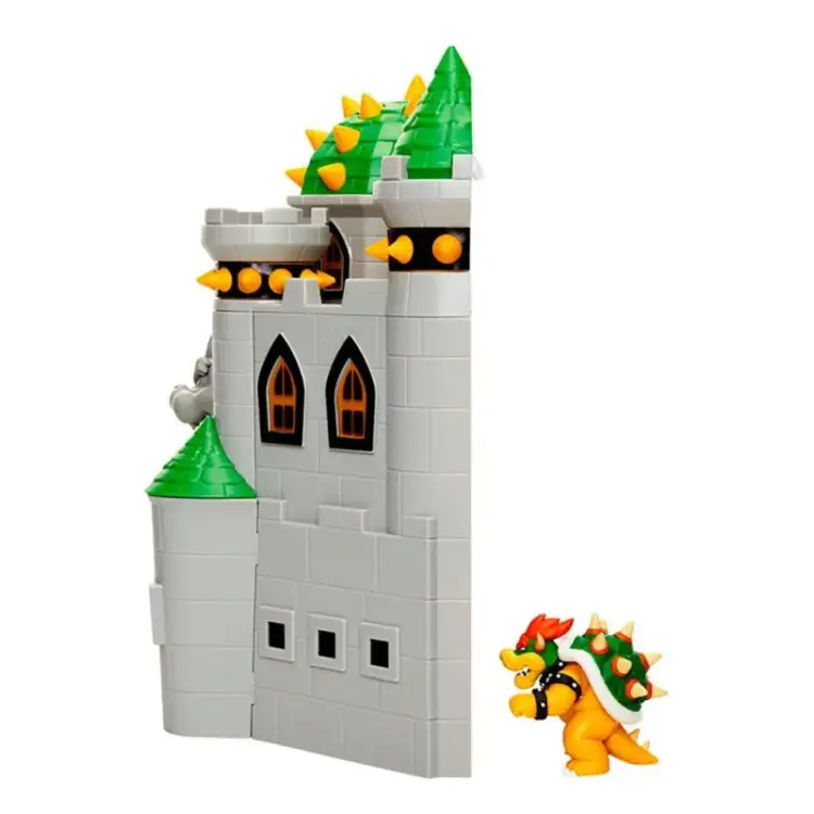 Super Mario, zestaw z figurkami Zamek Bowser'a Nintendo Deluxe