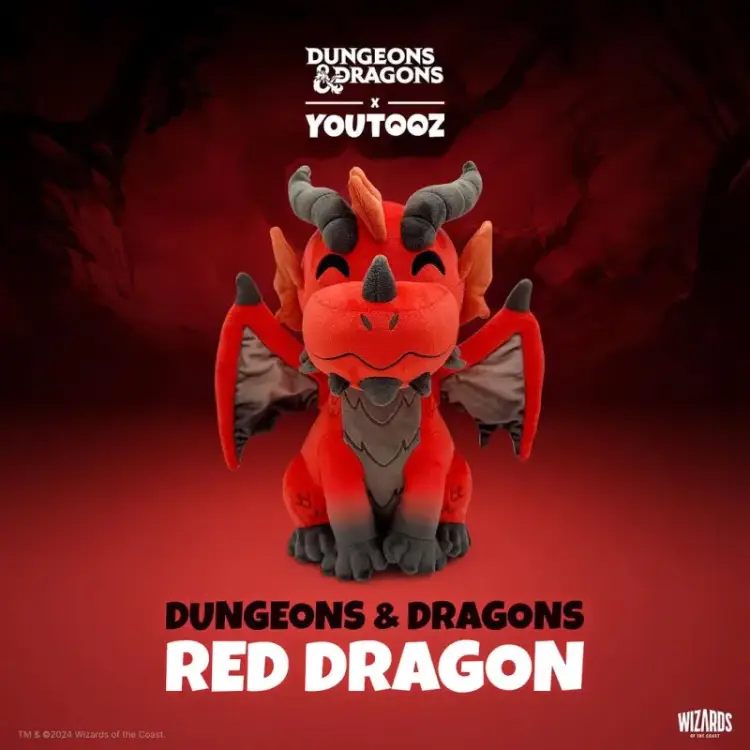 YouTooz - Dungeons & Dragons Plush Red Dragon 22 cm