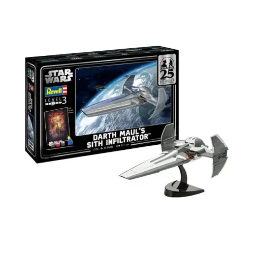 Model Revell Star Wars Episode I  - 1/120 Darth Maul's Sith Infiltrator 22 cm