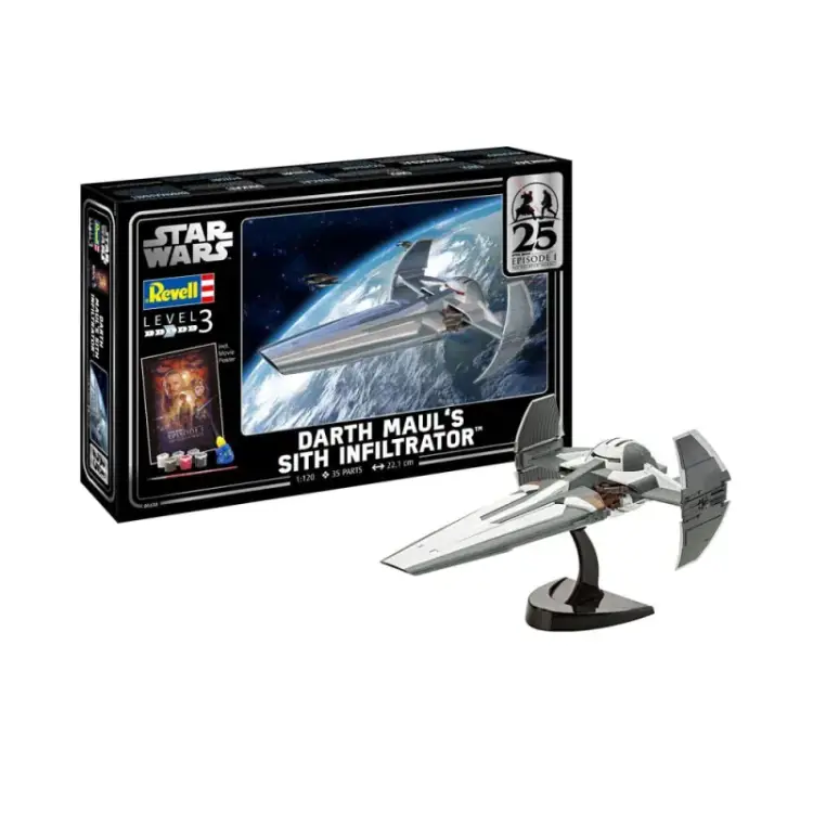 Model Revell Star Wars Episode I  - 1/120 Darth Maul's Sith Infiltrator 22 cm