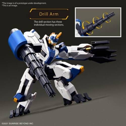 Model Figurki Gundam - MAILeS Byakuchi - High Grade Gunpla: Drill & Claw Arm 1/72
