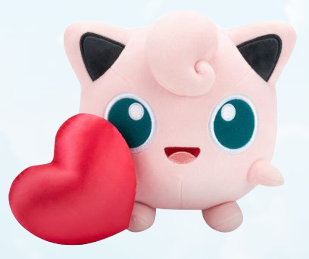 Jazware - POKEMON - Jigglypuff with Heart - Plush 20cm