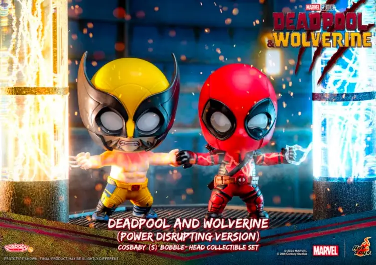 Hot Toys - MARVEL - Cosbaby - Wave 3 - Deadpool & Wolverine Power Disrupting