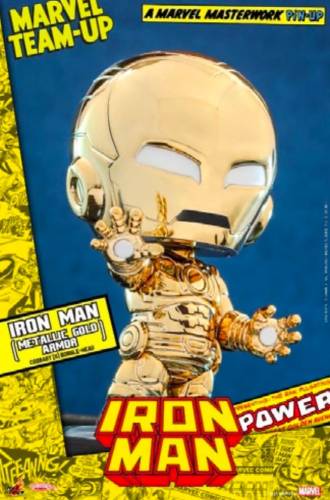 Hot Toys - MARVEL - Cosbaby - Wave 2 - Iron Man Metallicv Gold Armor