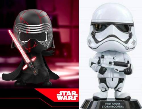 Hot Toys - STAR WARS - Cosbaby - Wave 2 - Kylo Ren & First Order Stormtrooper Set