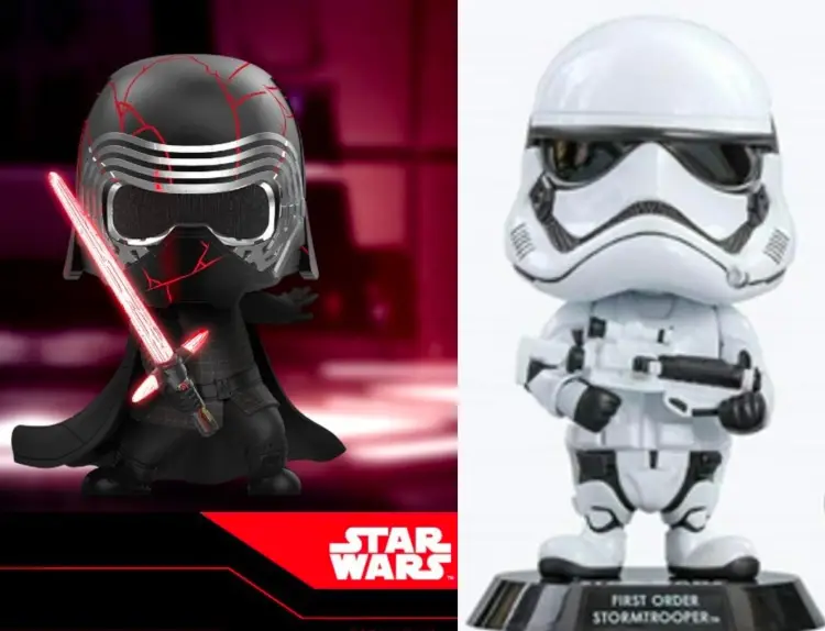 Hot Toys - STAR WARS - Cosbaby - Wave 2 - Kylo Ren & First Order Stormtrooper Set