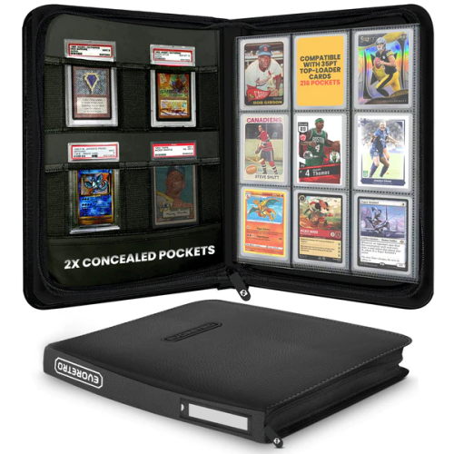 Evoretro - EVORETRO - Shield+ 216 Topload Cards Binder Black