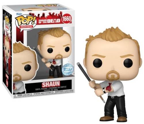 Funko - SHAUN OF THE DEAD - POP Movies N° 1660 - Shaun with Chase (BD)