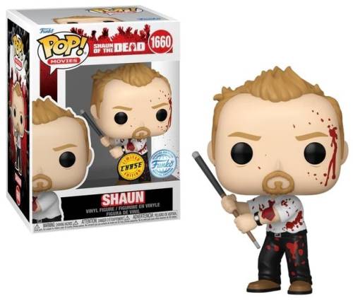 Funko - SHAUN OF THE DEAD - POP Movies N° 1660 - Shaun with Chase (BD)