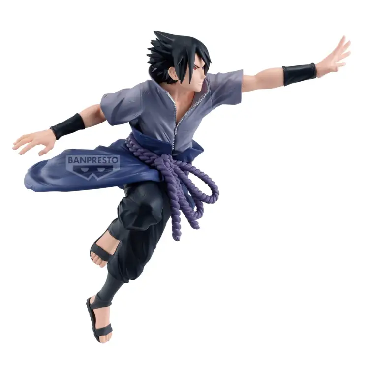 Banpresto - NARUTO SHIPPUDEN - Sasuke Uchiha - Figure Vibration Stars 14cm